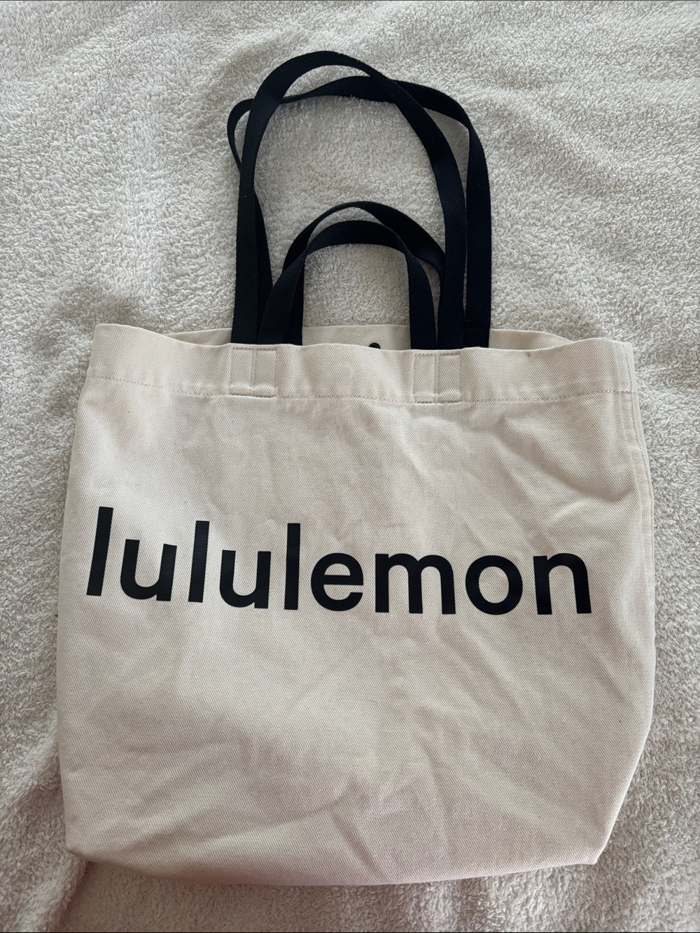 Lululemon Double Handle Canvas Tote